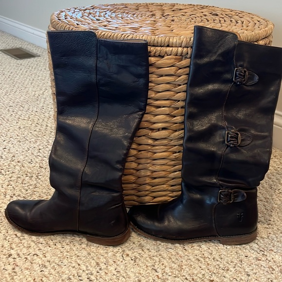 Brown Frye leather boots - Picture 1 of 5